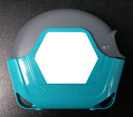 한국유나이티드제약 흡입기 디바이스. 한국유나이티드 제공